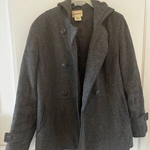 Stylish Charcoal Wool Jacket